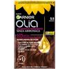 Garnier Olia Tinta Capelli, Colorazione Permanente Senza Ammoniaca, Con Oli di Fiore di Origine Naturale, Formula Vegana, Mogano