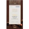 KORRES ARGAN OIL Colorant - tintura per capelli senza ammoniaca all'olio di argan biologico, Biondo Beige 7.17, 100% di copertura dei capelli bianchi e vegano