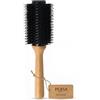 PARSA Beauty Spazzola volumica in bambù Aloe Vera grande Ø 33 mm, bambù certificato FSC®, setole di cinghiale, rivestimento in ceramica, per volume e pienezza, lucentezza setosa, indeformabile,