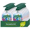 Palmolive Sapone Liquido Mani Aquarium 12x300ml I Protezione contro i batteri I Vegano | 97% con formula biodegradabile | Ingredienti al 96% di origine naturale* I Dermatologicamente testato