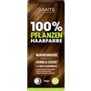 SANTE Naturkosmetik 100% colore per capelli vegetali in polvere 08 marrone maronato, colorazione vegana per capelli con henné e cassia, marrone di lunga durata, copertura grigia naturale e lucentezza,