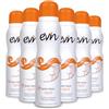 EVIN FEMME | Deodorante Donna Spray Opal, Fragranza Cocktail di Agrumi e Muschio Bianco, Formula Attiva 24h, Dermatologicamente Testato, 6x150ml
