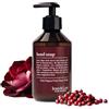 Jean & Len Sapone mani Pink Pepper & Dark Rose, deterge le mani affaticate, adatto all'uso quotidiano, sapone liquido nel dosatore, profumo sensuale, vegano, 250 ml
