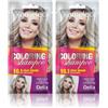 Cameleo - Shampoo Colorante - Silver Blonde - Aggiornamento del colore facile e veloce ''Tone In Tone''. - Senza ammoniaca e ossidanti - Shampoo in bustina - 40ml (Confezione da 2)