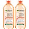 Garnier - Acqua Micellare All in 1 Peeling Dolce - 1% PHA & Acido Glicolico - Esfoliante & Lisciante - Per tutti i tipi di pelle - Senza risciacquo - Formula Vegan & Ipoallergenico - 400 ml