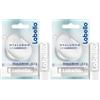 Labello Acido Ialuronico Lip Hydratation Plus 5.2g, Burrocacao labbra ultra-leggero, Lip balm con acido ialuronico per labbra rimpolpate, Balsamo labbre per un'idratazione di 24 ore (Confezione da 2)