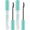 deBBY, 100% clean MASCARA VOLUME WASHABLE Nero, Effetto Volumizzante con Formula Vegana Lavabile con Acqua Calda, Arricchito con Olio di Monoi Idratante, Texture Cremosa e Modulabile (Confezione da 2)