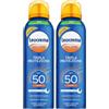 Leocrema - Crema Solare Spray Invisible SPF 50, Tripla Protezione dai raggi solari, Formula Trasparente e Resistente all'Acqua, 150ml (Confezione da 2)