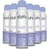 EVIN FEMME | Deodorante Donna Spray 48H Elisir, Fragranza Vanilla e Patchouli, Formula Attiva per 48h, 6x150ml