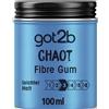 got2b Chaot Modellante Fibre Gum Tenuta 3 (100 ml), cera per capelli per uomini crea un look spettinato, pasta per capelli con presa forte ma flessibile per stili personalizzati