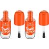 Essence Cosmetics Smalto Unghie Gel, Lunga Durata, Risultato Immediato, Asciugatura Rapida, Lucida, Colore Intenso, 8 ml (Confezione da 2)