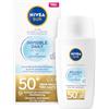 Beiersdorf NIVEA SUN Protezione solare Fluid SPF 50+, crema solare non grassa con antiossidanti, fluido ultraleggero con finitura invisibile, esperto UV Visible Daily UV Fluid SPF 50+ (40ml)