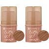 Essence Cosmetics essence BABY GOT abbronzante in stick, naturale, rugiadosa (5.5g) (Confezione da 2)