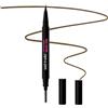 Wet n Wild, Ultimate Brow Pen, Punta a Doppia Estremità con Pennello e Scovolino, Lunga Durata Fino a 16 Ore, Leggero, Inchiostro Modulabile per un Finish Fresco e Impeccabile, Marrone Medio