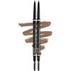 NYX Professional Makeup Micro Brow Pencil, Dual Ended with Mechanical Brow Pencil and Spoolie Brush, Pack of 2, Shade: Taupe