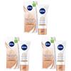 NIVEA ESSENTIALS BB Cream Super-Idratante 24H No Stop 50 ml, Crema Giorno SPF15 Uniformante, Crema viso Pigmentata, Crema Idratante con Olio di Jojoba Bio e Minerali (Confezione da 3)