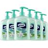 Milmil Sapone Liquido, Fragranza Muschio Bianco, con Dispenser, Sapone Mani, Viso e Corpo, Dermatologicamente Testato - 6 x 500 ML