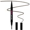 Wet n Wild, Ultimate Brow Pen, Punta a Doppia Estremità con Pennello e Scovolino, Lunga Durata Fino a 16 Ore, Leggero, Inchiostro Modulabile per un Finish Fresco e Impeccabile, Marrone Scuro
