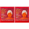 GYADA COSMETICS, Hyalurvedic Impacco Ayurvedico In Tessuto Riflessante Red Hair, Trattamento Protettivo e Illuminante su Nuances Calde e Rosse, con Cuffia a Effetto Termico, 60 ml (Confezione da 2)