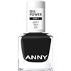 ANNY Gel Power Nail Polish - Smalto gel colorato senza lampada UV brillante e resistente fino a 12 giorni, resistente alle schegge e ai graffi, colore: Paint it Black - nero laccato profondo - 8 ml