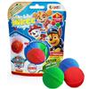 INKEE Paw Patrol Bombe da Bagno Bambini 3 Pezzi - Colorate con Aroma Ciliegia e Olio di Jojoba - Bath Bomb Naturali per Vasca - Adatte a Bambini dai 3 Anni