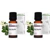 Aroma Labs Mirto Rosso BIO (Myrtus communis - CT myrtenyl acetate) - 10 mL - Olio Essenziale Chemiotipizzato e Certificato AB - Aroma Labs - Made in France (Confezione da 2)