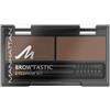 Manhattan Brow'Tastic Eyebrow Kit - Cera per sopracciglia e polvere per sopracciglia in set per fissare e colorare - Colore Brow-Nie 002 - 1 x 3 g