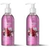 Bottega Verde - Pepe Rosa, Lavamani, 250 ml, con Estratto di Pepe Rosa (Confezione da 2)