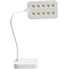 Semilac Lampada UV / LED per unghie 12 W - Lampada spot flessibile con timer e 10 LED per estensione delle unghie e manicure