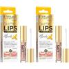 Eveline Cosmetics Oh! My Lips Plumping Lip Gloss con acido ialuronico e veleno d'api, volume istantaneo in 5 minuti, arricchito con tecnologia VOLUME MAXIMIZE, oli nutrienti e vitamine, 4,5 ml