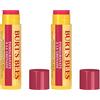 Burt's Bees Balsamo per Labbra al Melograno, Idratante con Cera d'Api e Vitamina E, 100% di Origine Naturale, 4.25 g (Confezione da 2)