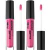 deBBY, kissME LIPGLOSS VOLUME EFFECT, Gloss Labbra con Acido Ialuronico Idratante, Effetto Volumizzante Naturale, Finish Extra Luminoso senza Appiccicare, Colore 09 Fuchsia (Confezione da 2)