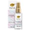 OGX Olio Capelli Rescue Fusions 24H Frizz Control Smooth & Sleek Oil 50 ml, Hair oil idratante e anticrespo con Olio di Cocco, Argan del Marocco e Jojoba, Trattamento per tutti i tipi di capelli