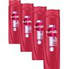 Sunsilk Shampoo Keratin, con 2% di Ultra Liss Complex con Cheratina, per 72 ore di Capelli Rimpolpati e Ultra Lisci*, Nutre in Profondità, 100% Plastica Riciclata**, 250 ml (Confezione da 4)