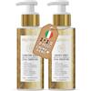 BELL'ITALIABIO Crema e Siero Viso Antirughe con Bava di Lumaca, Acido Ialuronico, Vitamina E, Rigenerante Illuminante con Aloe Vera, Trattamento Anti-Età Multifunzionale Imperfezioni Discromie, Made in Italy 2x100ml