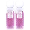 PARFUMS SAPHIR Fruits Attraction Nata y Fresa Cream, Eau de Toilette da Donna, Cipriata, 100 Ml (Confezione da 2)