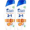 Head & Shoulders Anticaduta Shampoo e Balsamo Antiforfora 2 in 1 per lei 250ml. Fino al 100% di Protezione dalla Forfora, Clinicamente Testato. Per Tutti i Tipi di Cute e Capelli. Per Uso Quotidiano