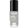 GLAM UP Glam'Up Paris - Smalto per unghie, ultra lucido, a lunga durata, ad asciugatura rapida, n. 117, colore: argento