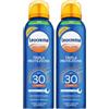 Leocrema - Crema Solare Spray Invisible SPF 30, Tripla Protezione dai raggi solari, Formula Trasparente e Resistente all'Acqua, 150ml (Confezione da 2)