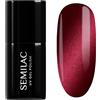 Semilac Smalto semipermanente UV 467 Red Candle Flash 7ml Collezione Silk effect