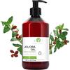 B.O.T cosmetic & wellness Olio di Jojoba, Puro, Biologico, Olio Viso, Antirughe, Olio Struccante, Olio Corpo, Smagliature, Olio Massaggio, Olio Capelli, Olio Massaggio, Olio Cuticole - 250 ml