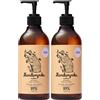 YOPE Sapone per le mani | Glicerina Vegetale | Idratante | Nutriente | Nutriente | 98% Ingredienti Naturali | Formula Vegan | Mandarino e Lampone | 500ml (Confezione da 2)