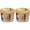 Garnier Fructis Hair Food Burro di Cacao Rigenerante, Maschera per Capelli Secchi e Ricci, 97% di Ingredienti di Origine Naturale, Senza Siliconi, 390 ml (Confezione da 2)