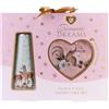 Accentra Set mani ROMANTIC DREAMS in cofanetto con 60 ml crema mani & unghie e scaldamani, regalo donna Natale, profumo rosa tea & velluto, rosa/oro