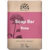 Urtekram Soap Rose - 100g - Sapone naturale per il corpo con olio di rosa biologica - 99,9% ingredienti naturali - Senza olio di palma - Per tutti i tipi di pelle - Pulizia delicata - Vegano
