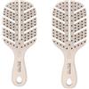Beter - Confezione da 2 spazzole scheletrate districanti anti-strappo Natural Fiber MINI, realizzate con fibre di grano. Spazzola districante, anti-nodi e anti-rottura