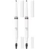e.l.f. Instant Lift Waterproof Brow Pencil, matita per sopracciglia a lunga tenuta, per modellare e definire le sopracciglia, prodotto vegano e non testato sugli animali, Deep Brown (Confezione da 2)