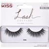 kiss new york KISS Lash Couture Faux Visone Collection 1 paio di ciglia finte, Gala, Ultrafine, affusolate, sintetiche con colla per ciglia