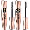 Deborah Milano - Mascara 24 Ore Instant Maxi Volume con Ceramidi, Effetto Volumizzante, Allungante e Incurvante a Lunga Durata, Dona Ciglia Folte e Rigenerate, Nero, 12 ml (Confezione da 2)