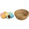 Generico Confezione da 150 Grammi di Ovetti di Pasqua Confettati con Cuore di Gianduia Extra Fondente racchiuso da un Sottile Strato di Zucchero Colorato! -Caffarel-